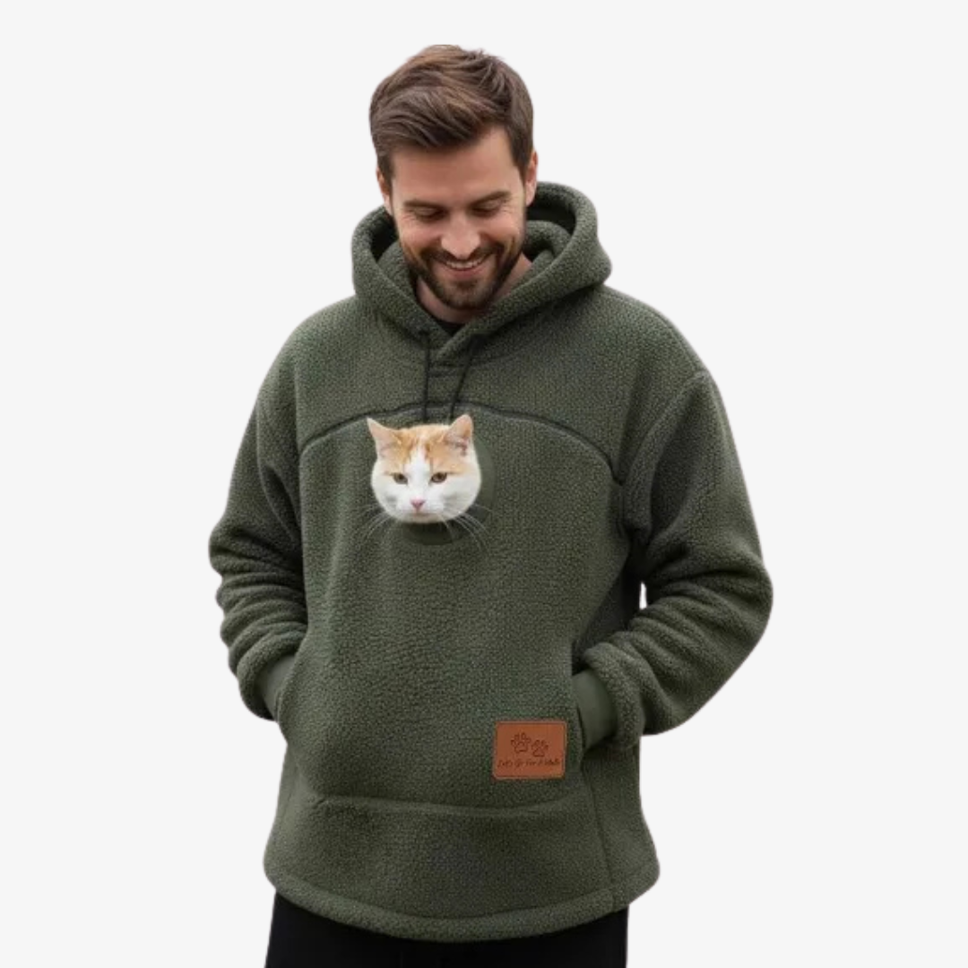 The Original Purr Pouch Cat Hoodie